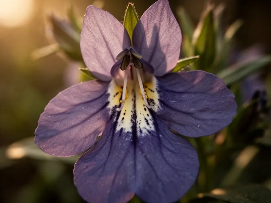 Lobelia Blue Cascade Hanging Basket