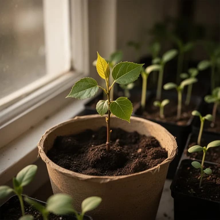 Platanero de Sombra - Germinación y Plántula