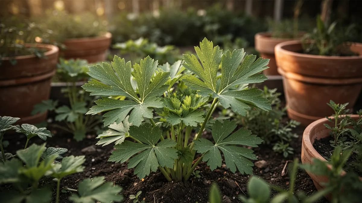 Gartenliebstöckel