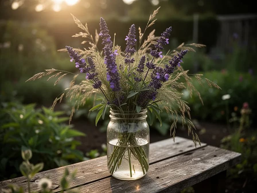 Meadow Sage Flower Salad
