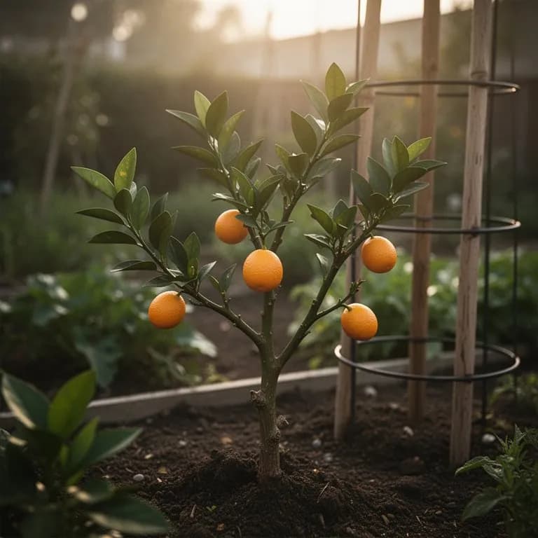 Meiwa-Kumquat - Etablierung und Wurzelentwicklung