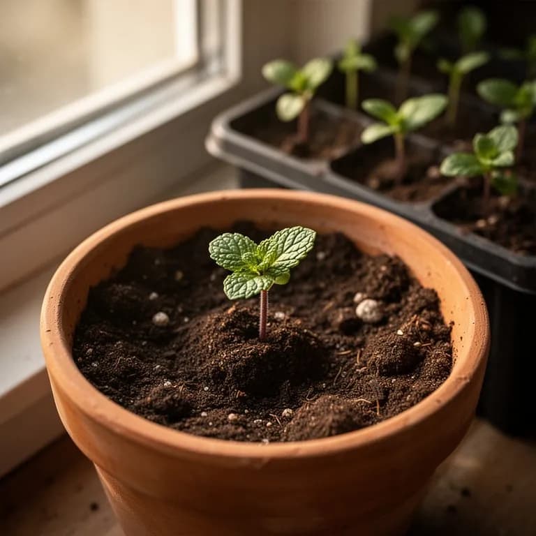 Menta Chocolate - Propagación y establecimiento