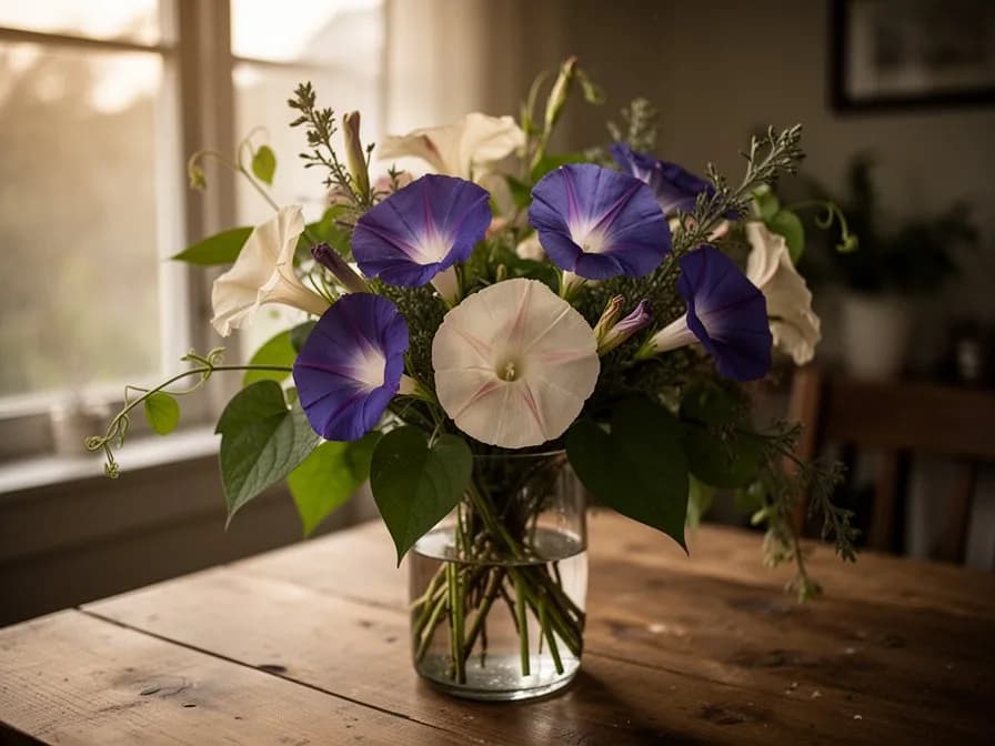 Cubitos de hielo con flores de bogloria
