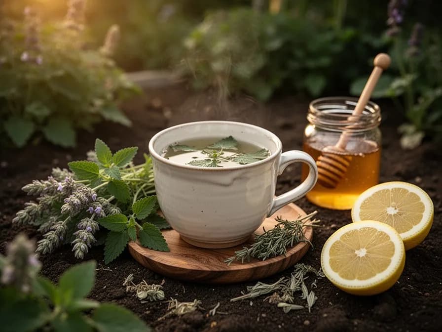 Té calmante de agripalma
