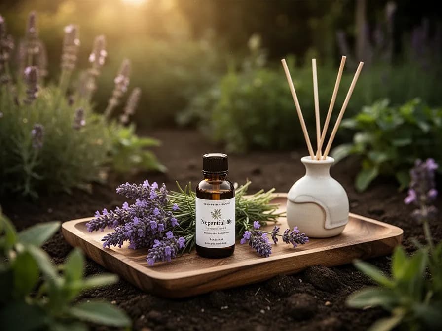 Infusión de nepeta y menta