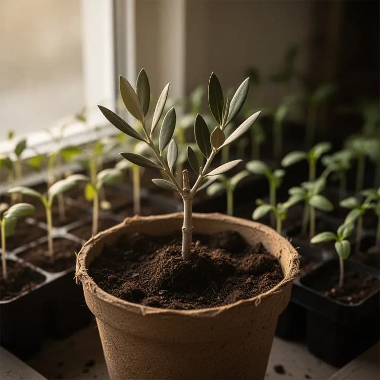 Olive Tree - Germination & Seedling