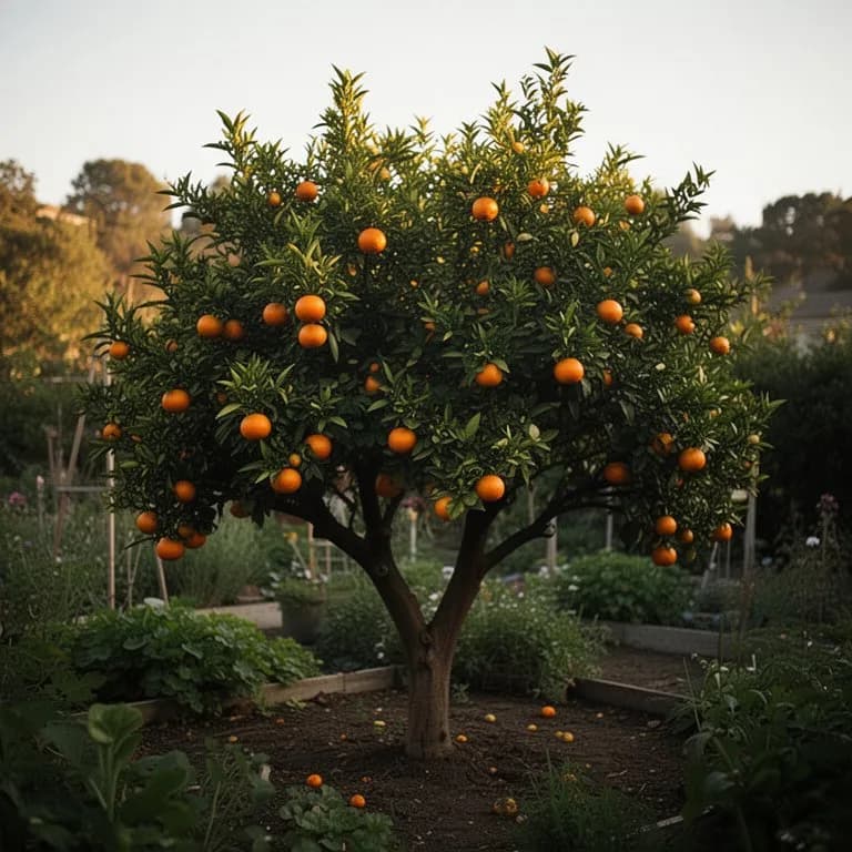 Orange Tree - Transplant Establishment