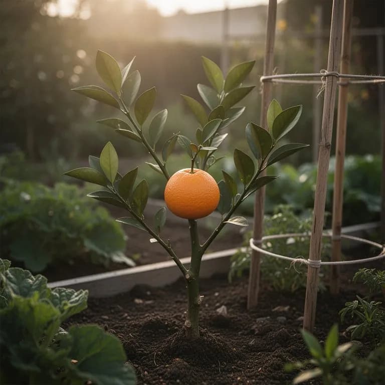 Valencia-Orange - Etablierung und Wurzelentwicklung