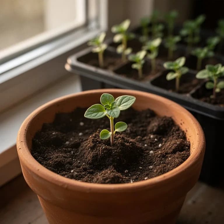 Italienischer Oregano - Keimung