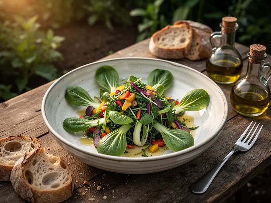 Miso-Ingwer-Brühe mit Baby Pak Choi