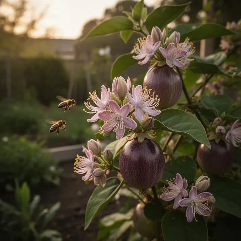 Flor de maracuyá morado con intrincados filamentos de la corona en tonos púrpura y blanco