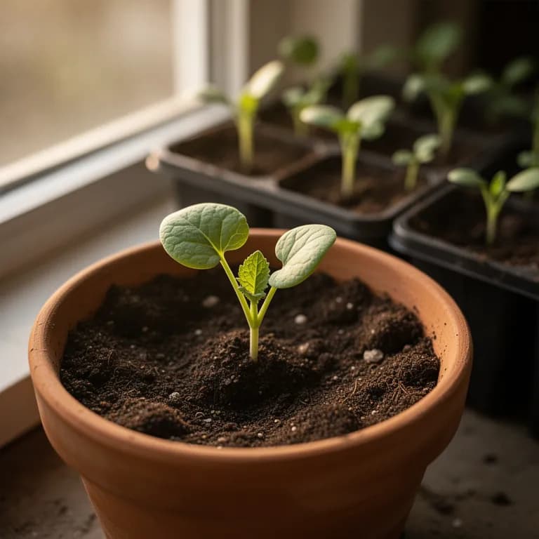 Patty Pan Squash - Seed Germination