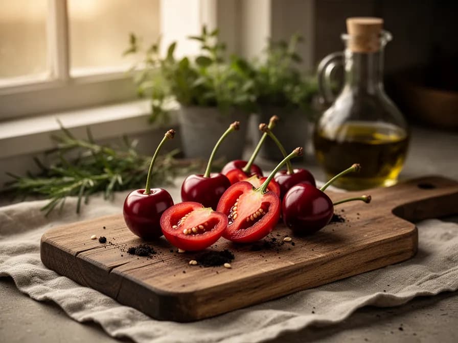 Italienische gefüllte Kirschpaprika