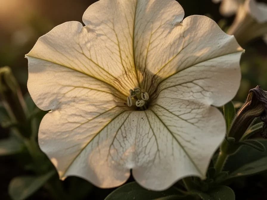 Candied Petunia Blossoms