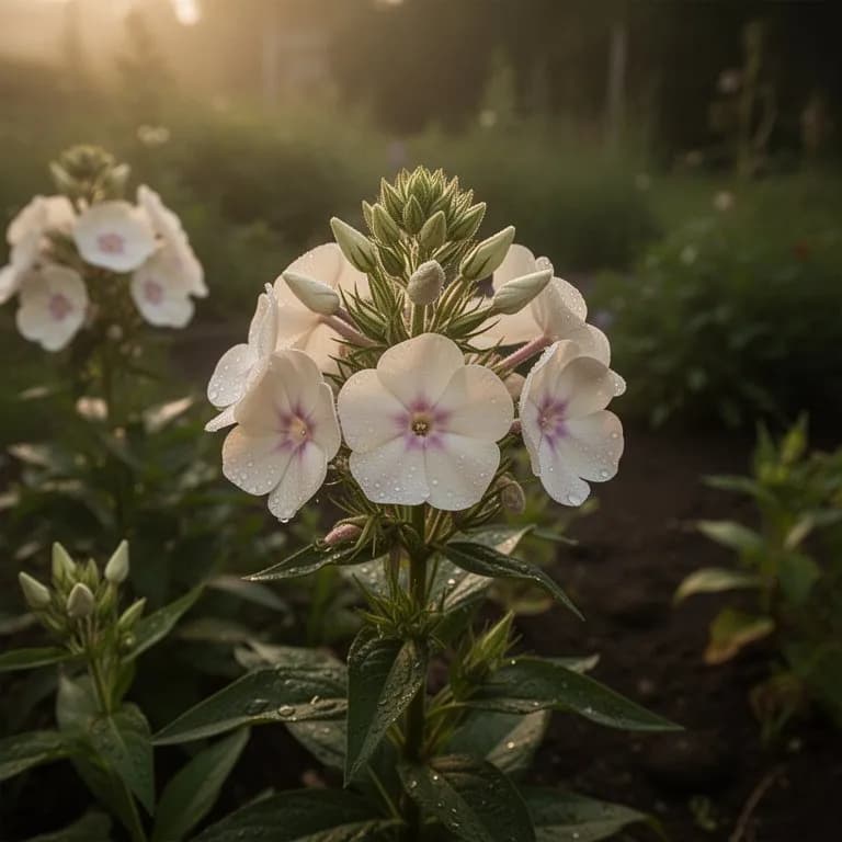 Phlox Flower Ice Cubes