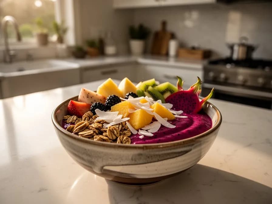 Red Dragon Fruit Smoothie Bowl