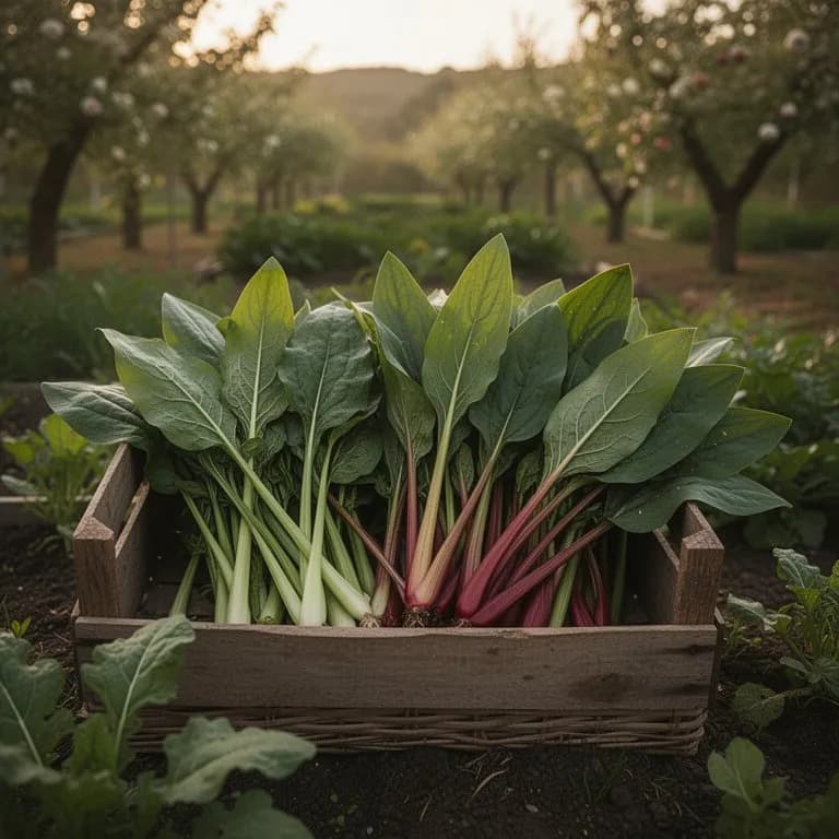 Hojas frescas de plátano macho recién cosechadas en una cesta