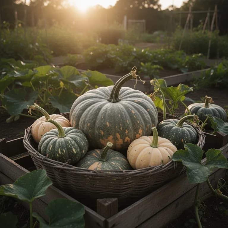 Enormer orangefarbener Riesenkürbis, der zur Erntezeit von einem kleinen Traktor angehoben wird