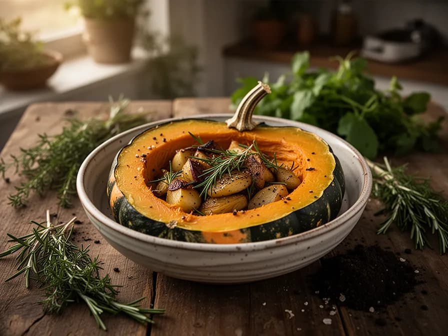 Geröstete Kürbissuppe