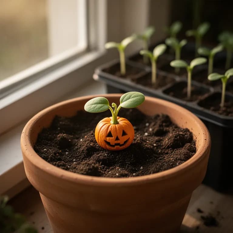 Jack-o-Lantern Pumpkin - Seed Germination