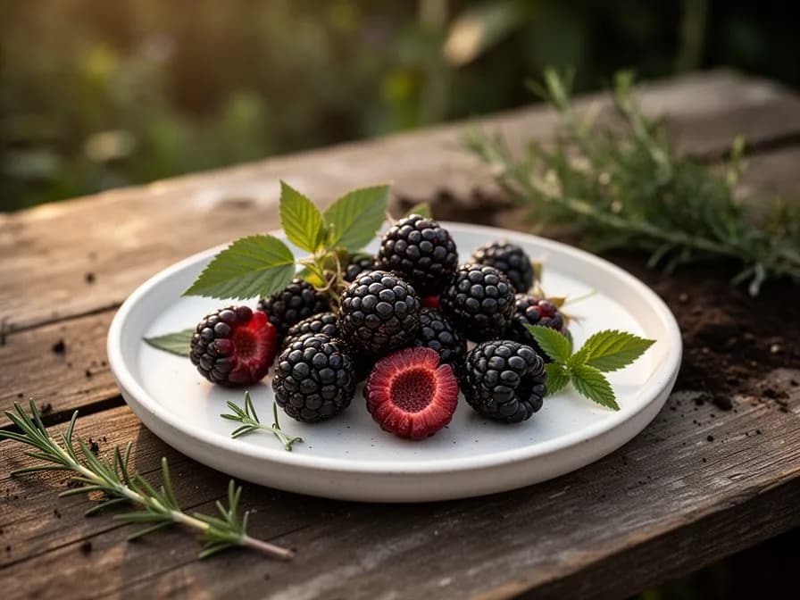 Schwarze-Himbeere-Vinaigrette