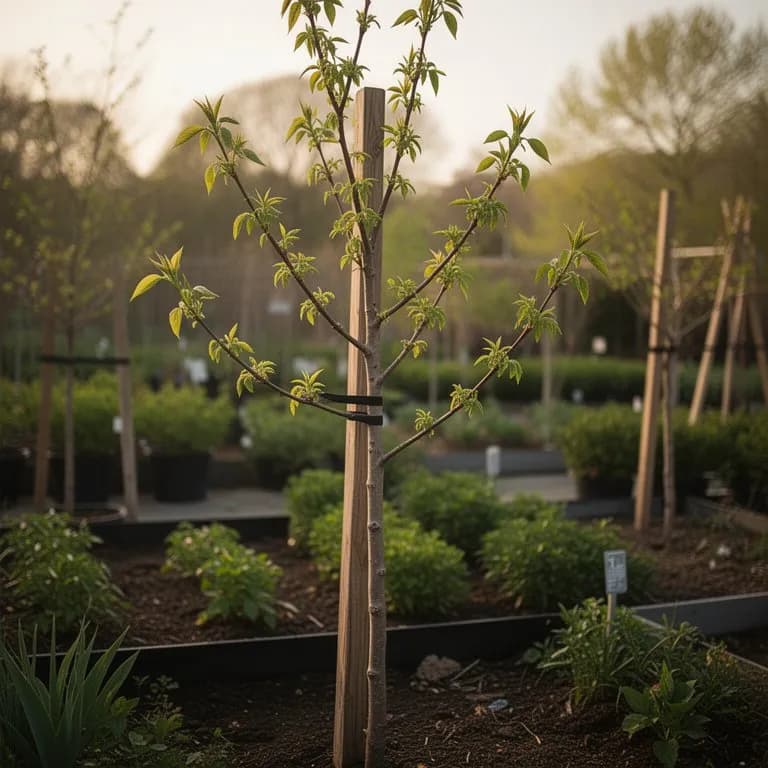 Östlicher Judasbaum mit goldgelber Herbstfärbung