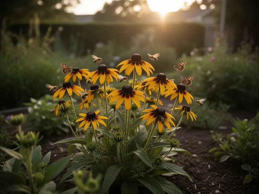 Rudbeckia-Blütenblatt-Naturfärbebad