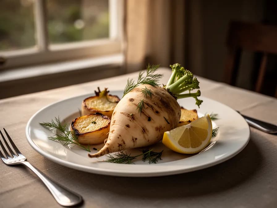 Klassisches Kohlrübenpüree mit Nussbutter