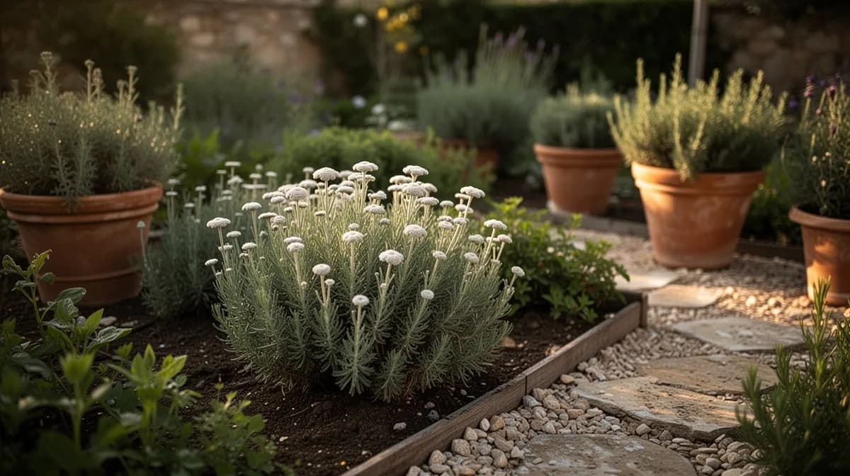 Santolina and Herb Garden Vinegar