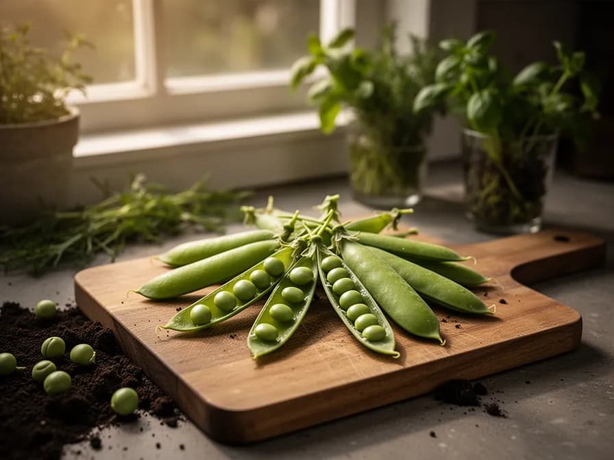 Garlic Ginger Snow Pea Stir-Fry
