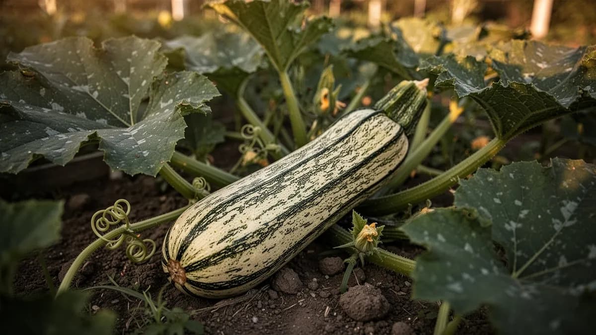 Gestreifte Zucchini