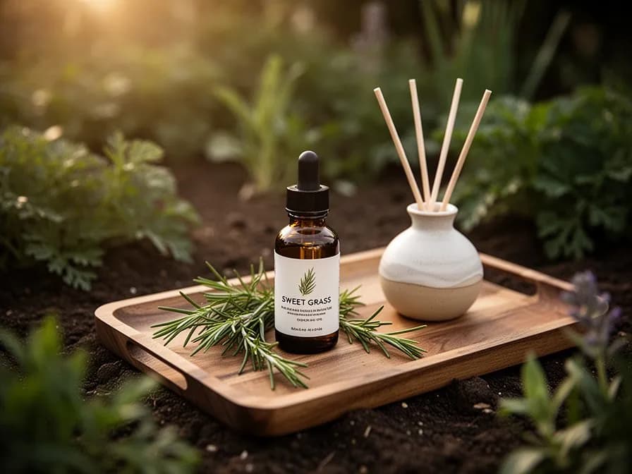 Té de hierba dulce con vainilla