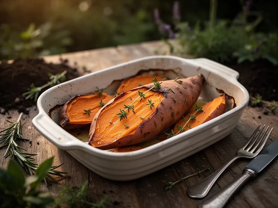 Perfect Baked Sweet Potato