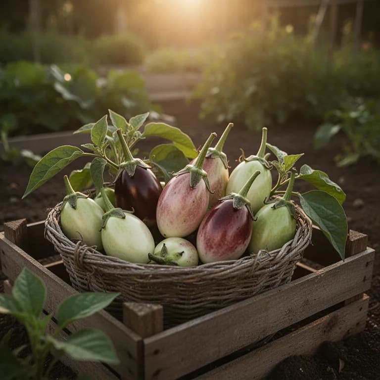 Frisch geerntete, reife rote Tamarillo-Früchte in einer Holzschale