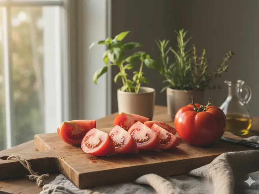 Close-up of a Celebrity tomato