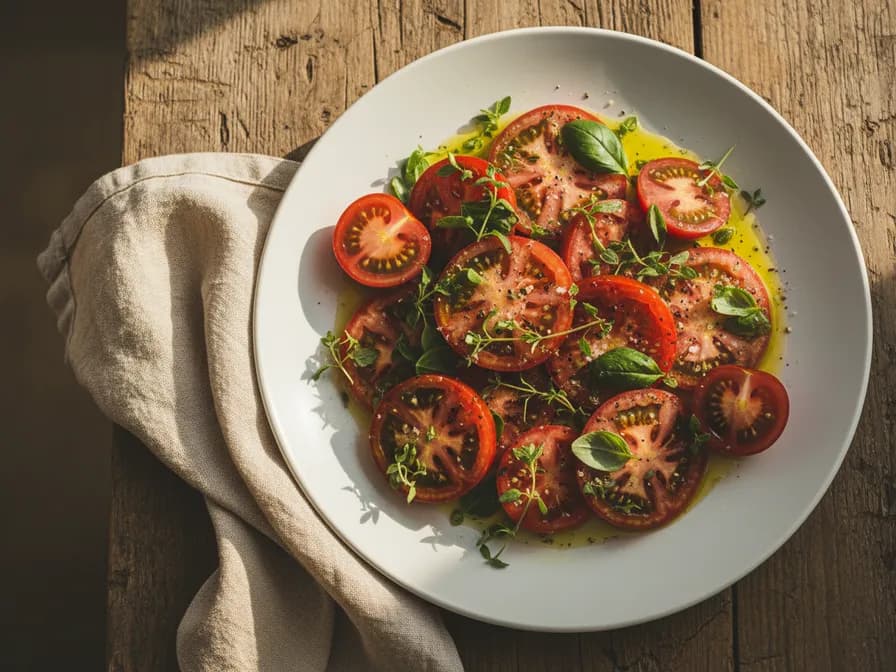 Principe Borghese tomato prepared for a simple tomato dish