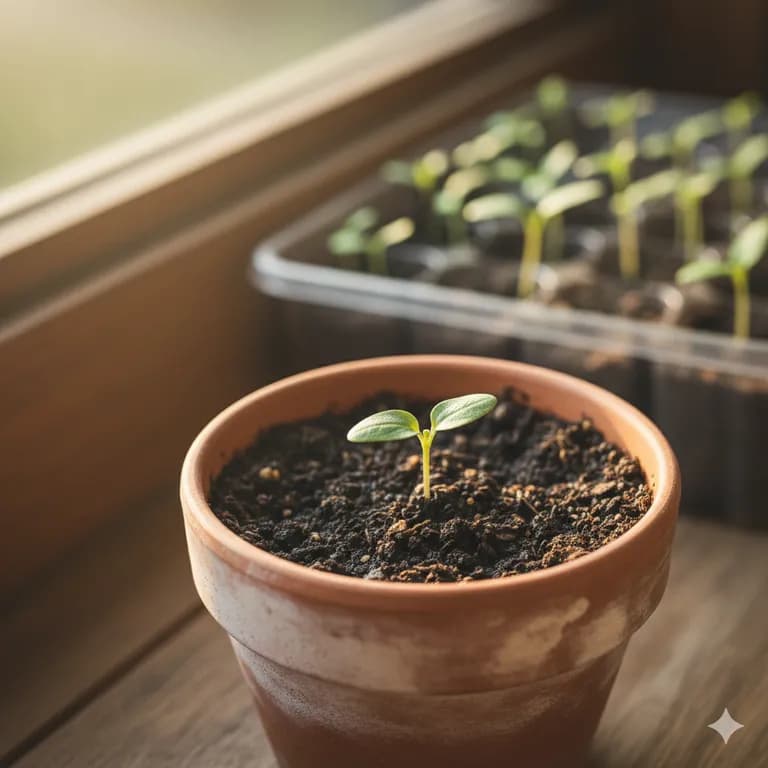 Striped German Tomato - Seed Starting
