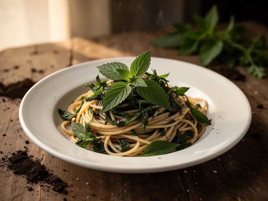 Ensalada chispeante de botones eléctricos