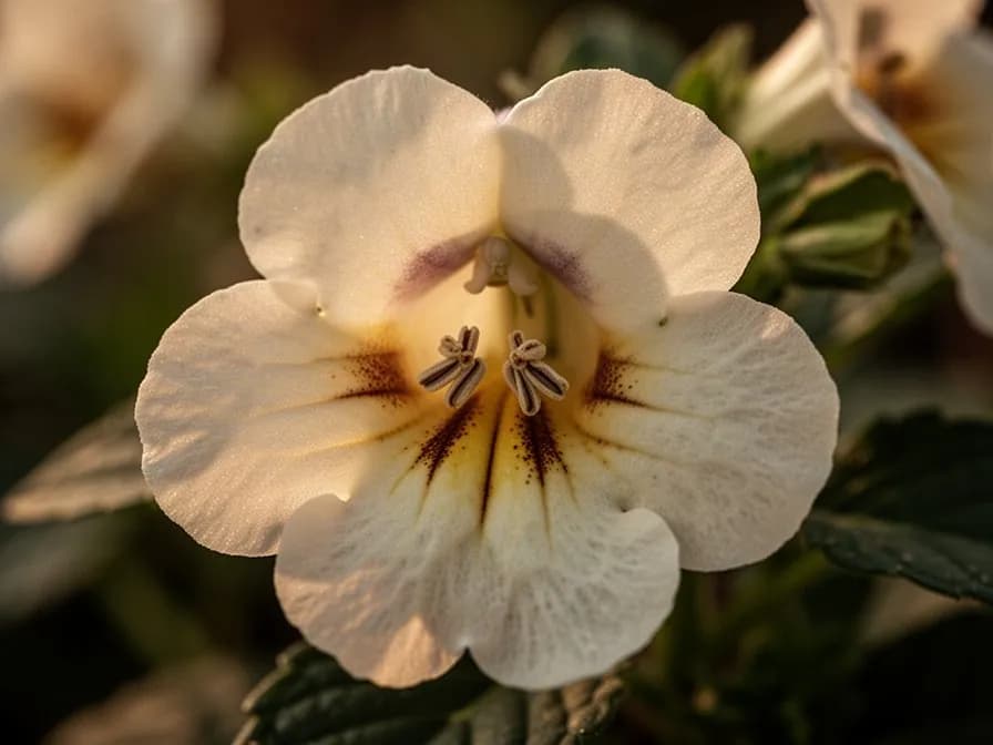 Torenia Flower Ice Cubes