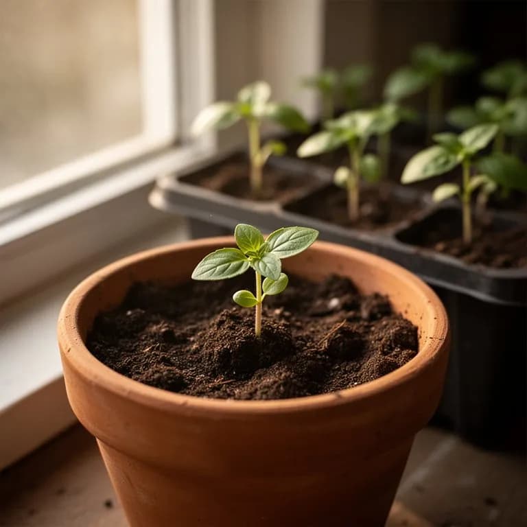 Tulsi (albahaca sagrada) - Germinación de la semilla