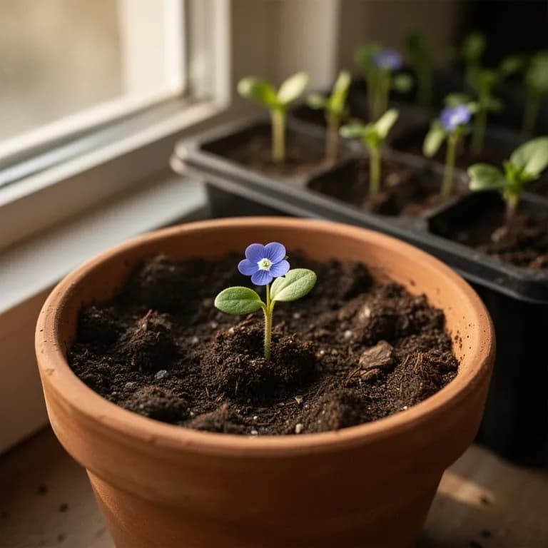 Verónica espigada - Germinación de la semilla