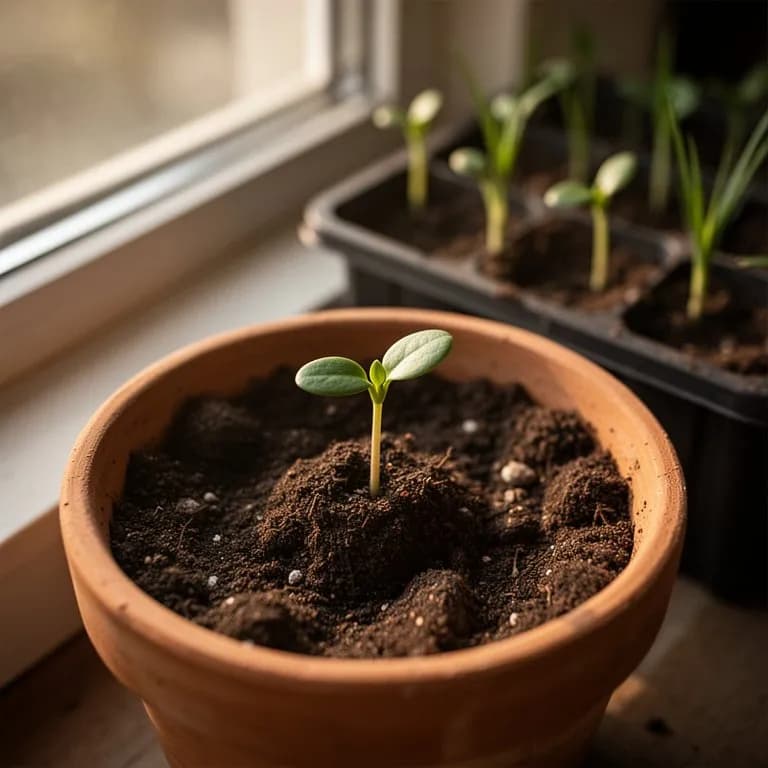 Junge Vetiverableger frisch in vorbereitete Gartenbeete gepflanzt