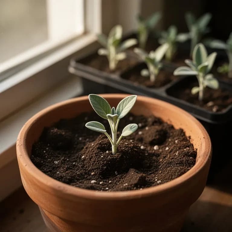 Salvia blanca - Germinación de semilla