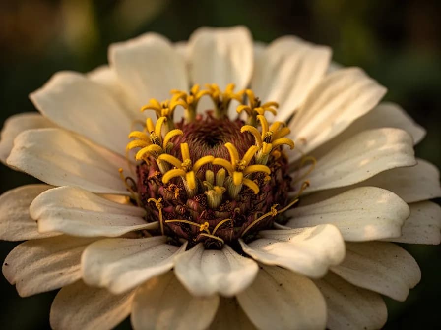 Zinnia Flower Ice Cubes
