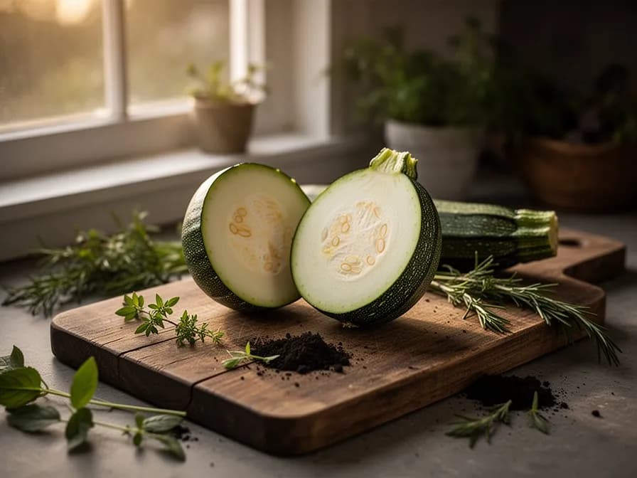 Stuffed Round Zucchini