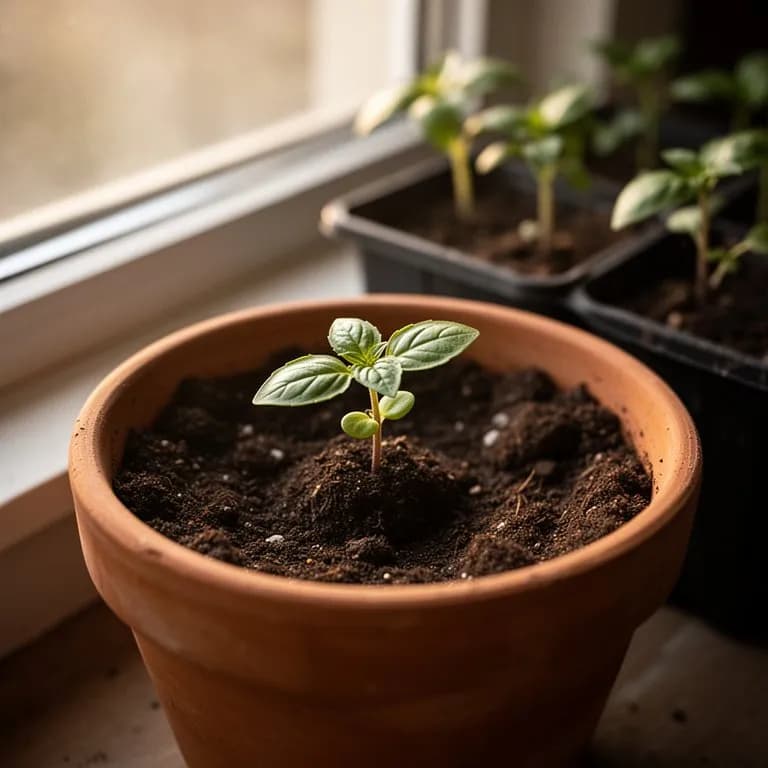 Albahaca sagrada - Germinación de semillas
