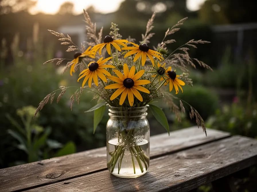 Sonnenhut-Trockenblumen-Kräuterteemischung