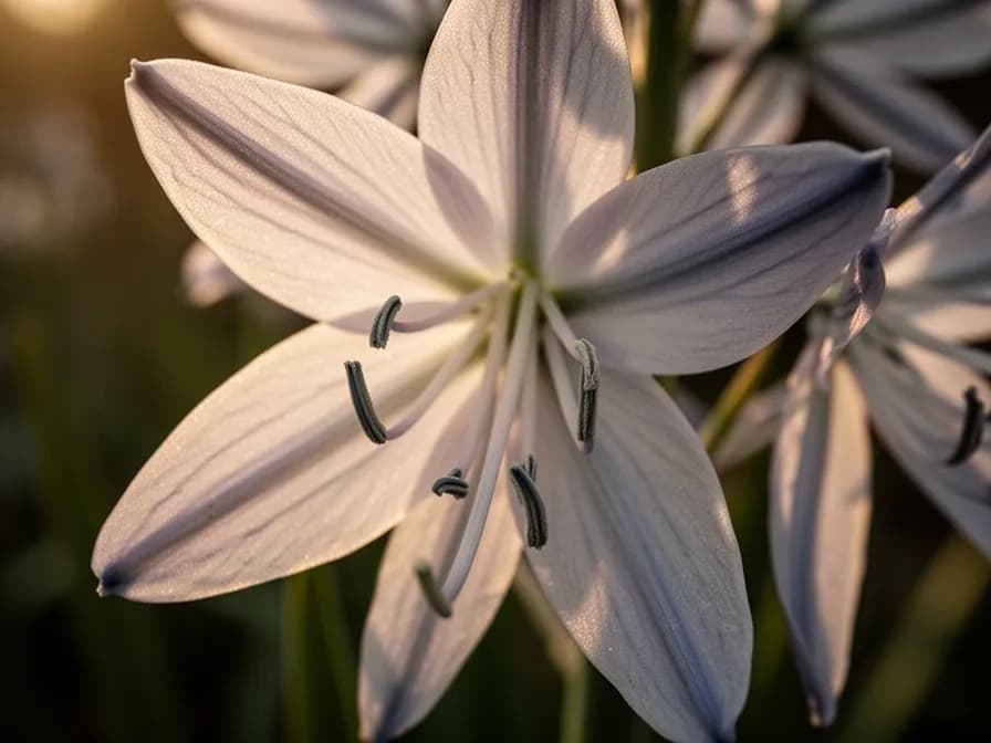 In einer Erdgrube geröstete Camassia-Zwiebeln mit dunkler karamellisierter Außenhülle auf einem Holzbrett