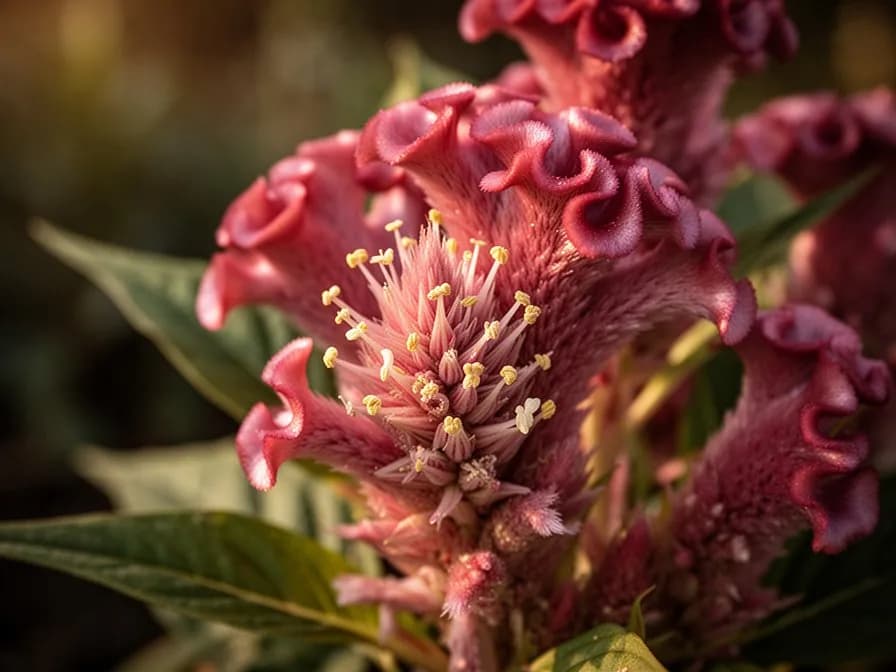 Dried Celosia Everlasting Bouquet