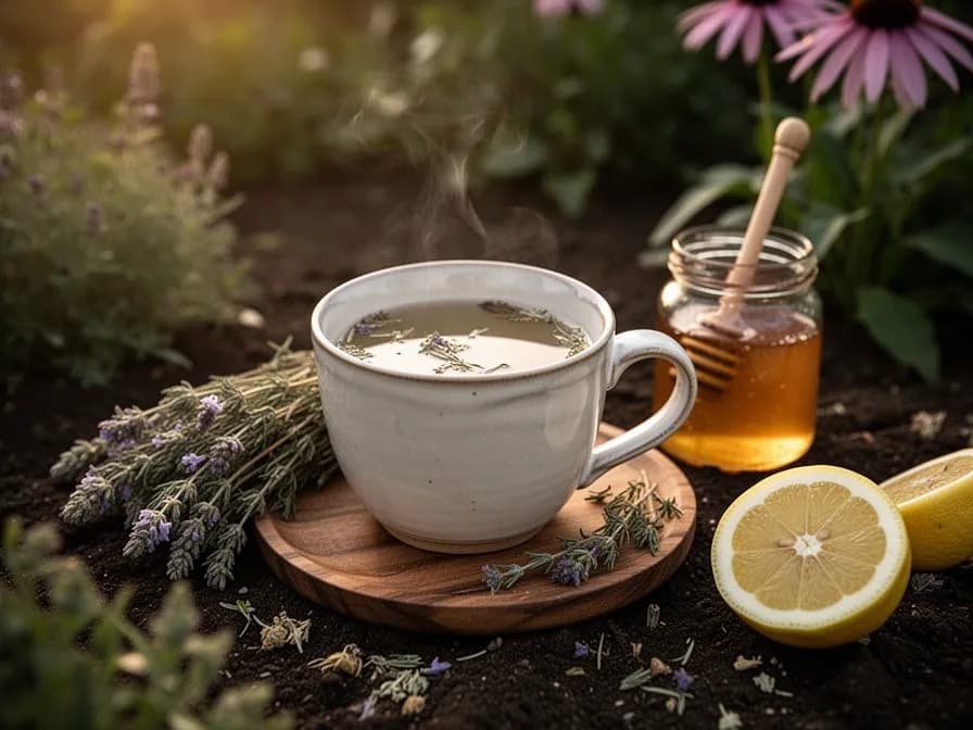 Té de Raíz y Flores de Equinácea